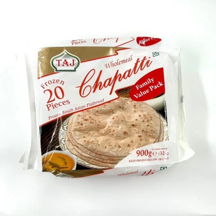 Taj Wholemeal Chapathi Family Pack 900g