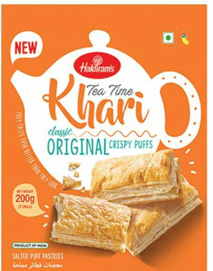 haldirams khari classic original crispy puffs 200g