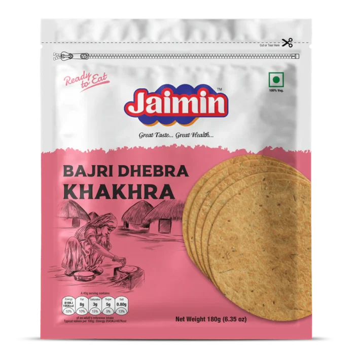 jaimin bajri dhebra khakhra 180g