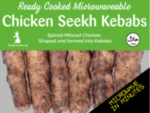 nisas chicken seekh kebabs 10 pieces