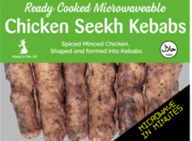 nisas chicken seekh kebabs 10 pieces