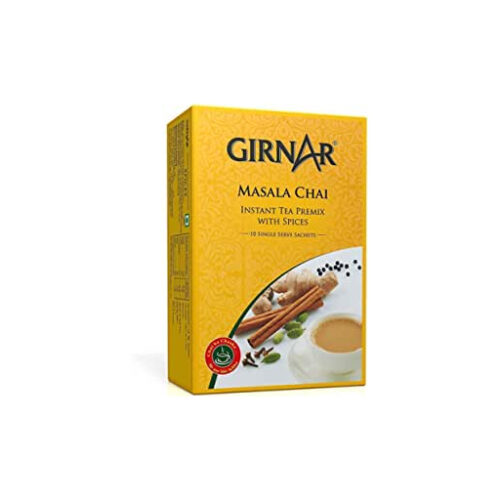 GIRNAR MASALA CHAI INSTANT TEA PREMIX WITH SPICES 140G