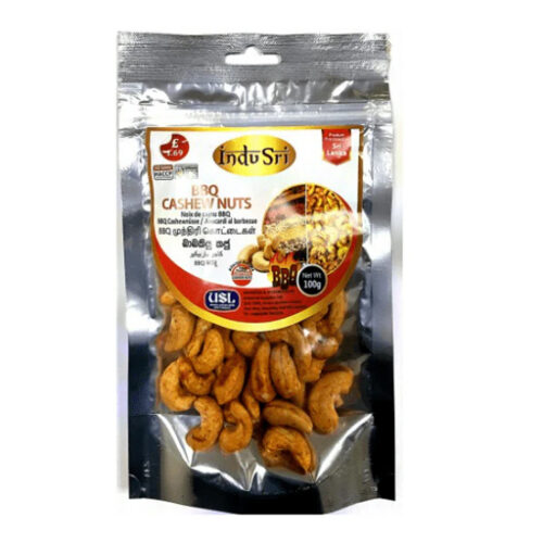 INDU SRI BBQ CASHEW NUTS 100G