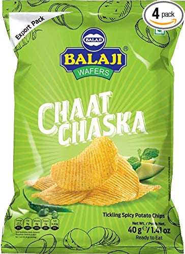 balaji chaat chaska crisps 40g
