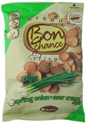 crust dried bon chance sour cream and onion flavour 110g sob