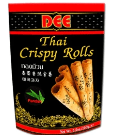 dee thai crispy rolls pandan flavour 150g