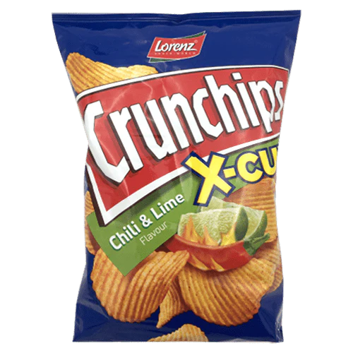 lorenz crunchips chilli lime 150g