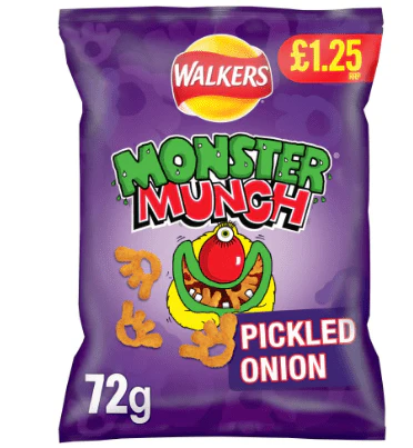 monster munch pickled onion 72g