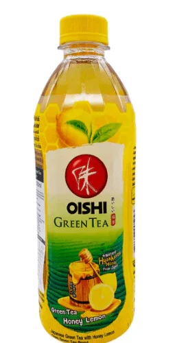 oishi green tea honey lemon 500ml