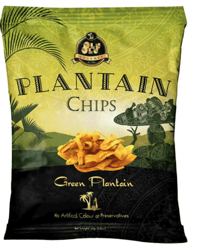 olu olu chips plantain green 60g