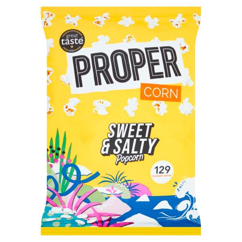 propercorn sweet salty popcorn 90g