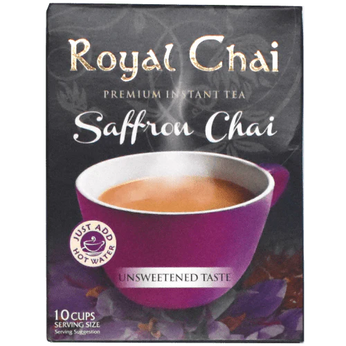 royal chai saffron chai unsweetened taste 140g