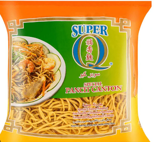 super q special pancit canton chinese noodles 454g