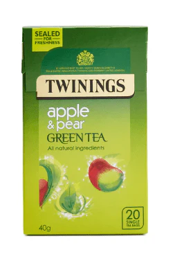 twinings green tea apple pear 20s