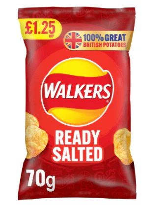 walkers ready salted 70g