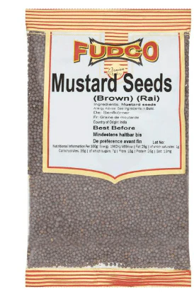 fudco mustard seeds brown 400g