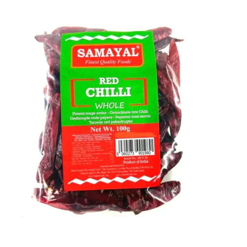 samayal indian red chilli 100g