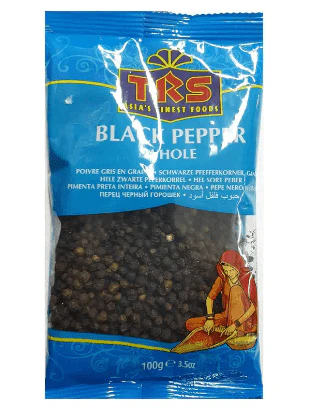 trs black pepper whole 100g