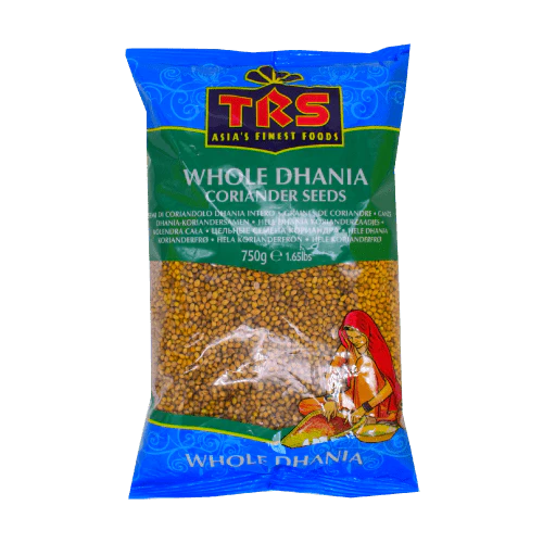 trs whole dhania coriander seeds 750g