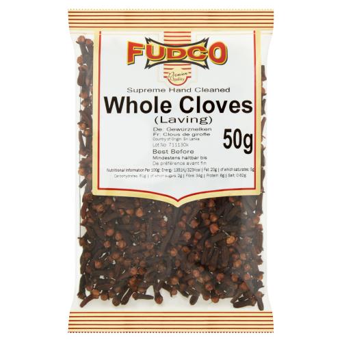 fudco whole cloves laving 50g