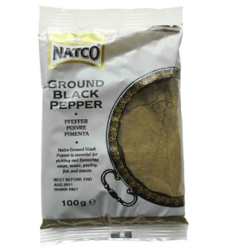 natco ground black pepper 100g