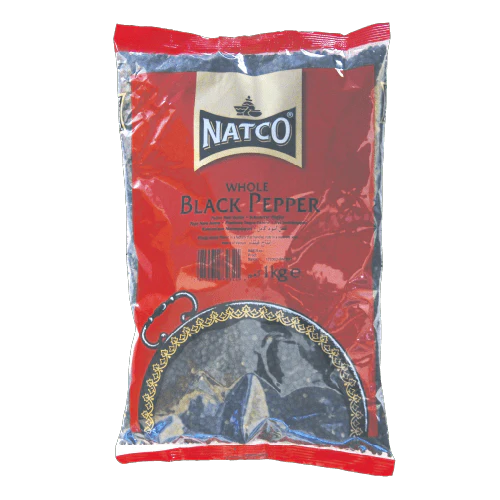natco whole black pepper 1kg